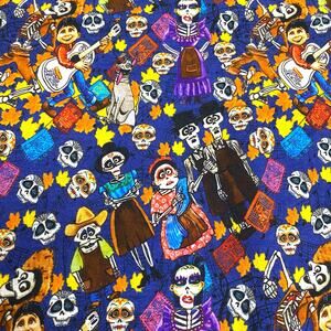 Disney Coco Print 36" x 30" Stretch Cotton Lycra Sewing Fabric